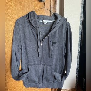 Victoria’s Secret PINK Full Zip Everyday Hoodie - Dark Grey
